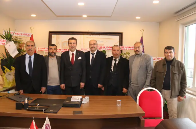 YILDIZELİ ESNAF ve ŞOFÖRLER ODASINDA DEVİR TESLİM TÖRENİ YAPILDI