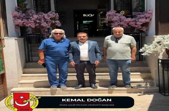 Yüzüncüyıl Gazeteciler Derneğinden Sivas Gazeteciler Cemiyetine ziyaret